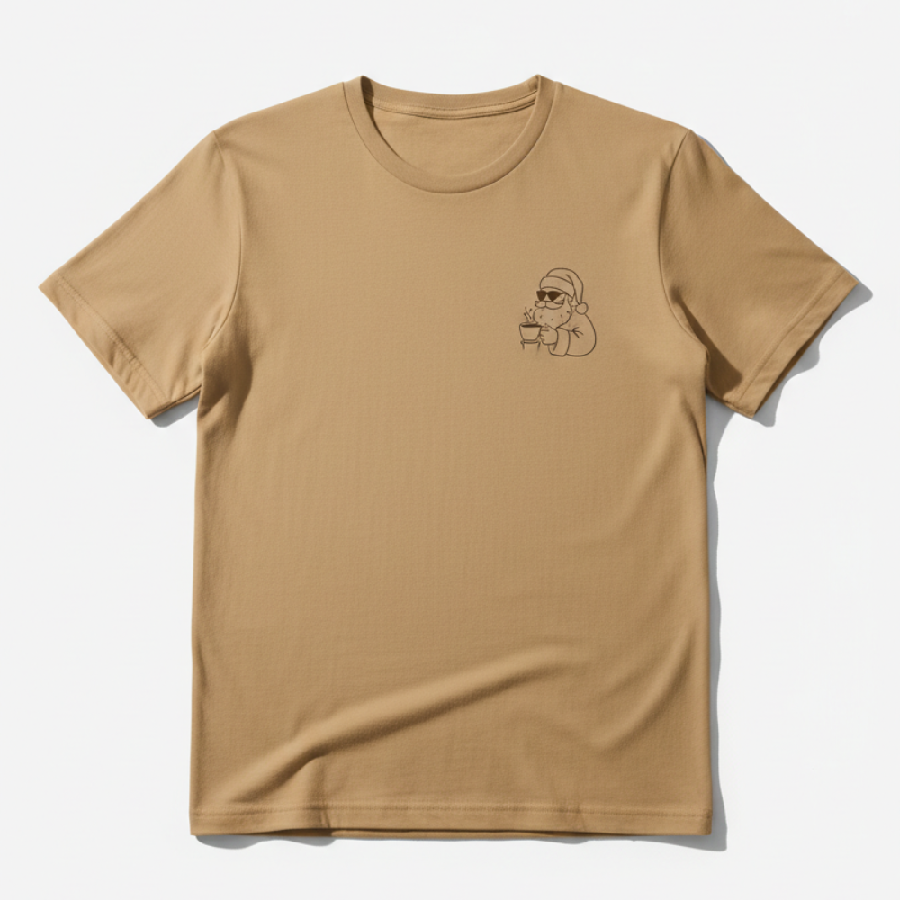 Happy Coffeemas t-shirt med ekstra lille logo