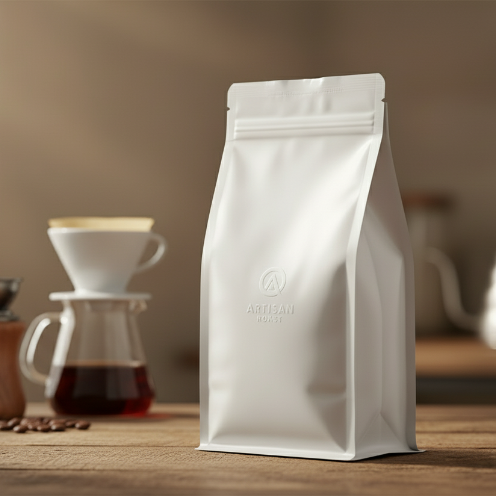 Kaffepose med bryggeudsyr