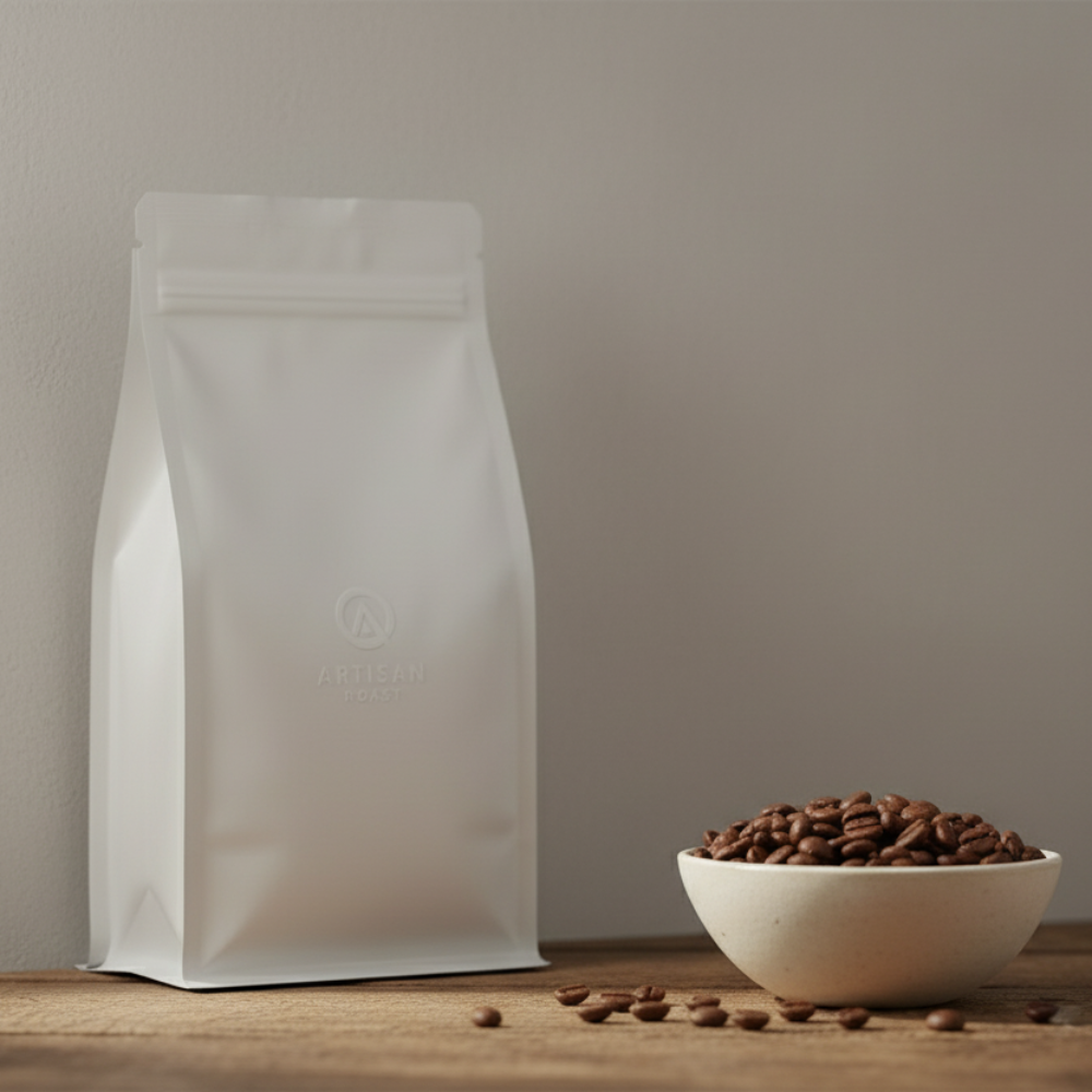 Kaffepose minimalistisk med skål